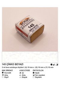Şemse El Yapımı Sanatsal 12 Tava Çinko Beyazı Taş Sulu Boya