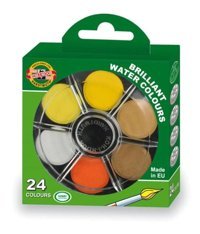 KohiNoor 4 Katlı Brilliant 24 Renk Sulu Boya