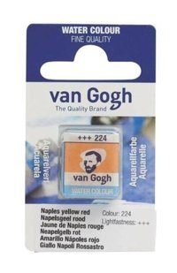 Talens Van Gogh 12 Tablet 224 Naples Yellow Red Sulu Boya