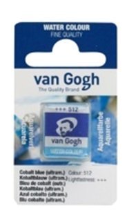Talens Van Gogh 12 Tablet 512 Cobalt Blue Ultramarine Sulu Boya