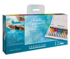Sennelier Aquarelle 12 Renk Tüp 12x10 ml Sulu Boya