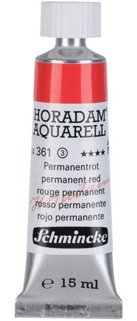 Schmincke Horadam Tüp Permanent Red 15 ml Sulu Boya