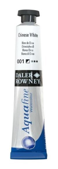 Daler Rowney Aquafine Tüp 8 ml 001 Chinese White Sulu Boya