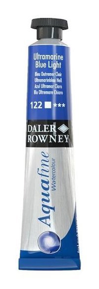 Daler Rowney Aquafine Tüp 8 ml Ultramarıne Blue Light 122 Sulu Boya