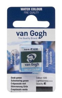 Talens Van Gogh Tablet 12 Dusk Green 630 Sulu Boya