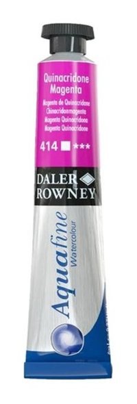 Daler Rowney Aquafine Tüp 8 ml 414 Quinacridone Magent Sulu Boya