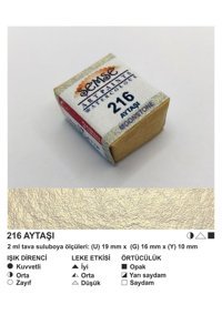 Şemse El Yapımı Sanatsal 12 Tava Aytaşı Sulu Boya
