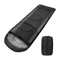 Forzacase -10 Derece Polyester 2 Mevsim Kamp Tek Kişilik Yetişkin Uyku Tulumu Siyah