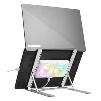 Tx ACNBPS02 Hareketli Katlanabilir Dikey Ayarlanabilir Taşınabilir Ayaklı RGB Laptop Standı