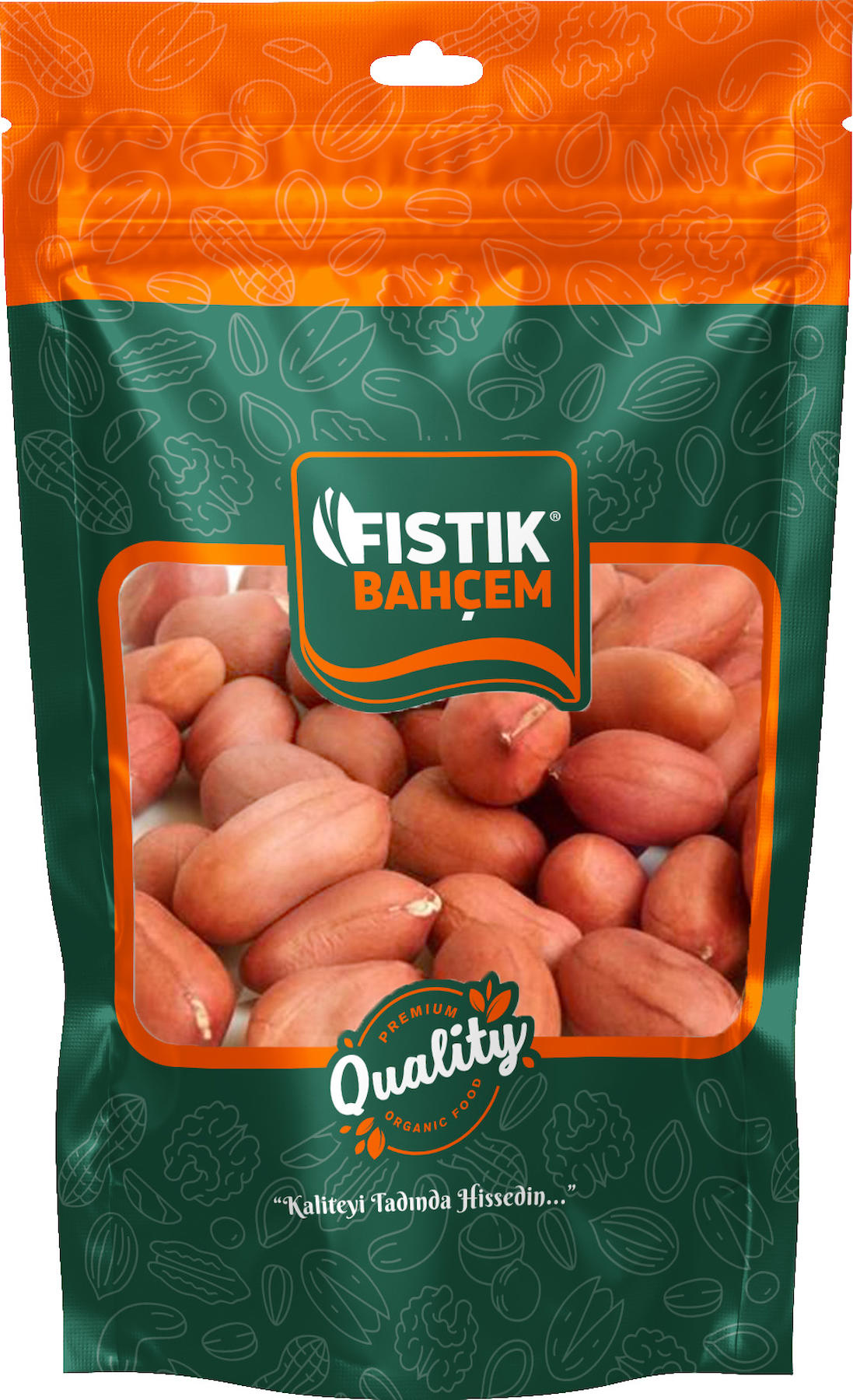 Fıstık Bahçem Quality Tuzsuz Yer Fıstığı 500 gr