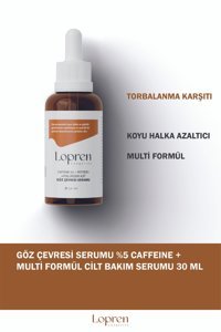 Lopren Aydınlatıcı Kırışıklık Karşıtı Göz Altı Torba Karşıtı Gece Gündüz Serumu 30 ml