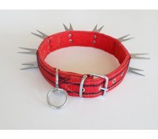 Le-Sar Ayarlanabilir Köpek Tasması kırmızı