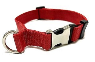 Ehlipet Ayarlanabilir Boyun Köpek Tasması 35 - 50 cm Kırmızı