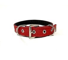 Ehlipet Ayarlanabilir Boyun Köpek Tasması 50 - 35 cm Kırmızı
