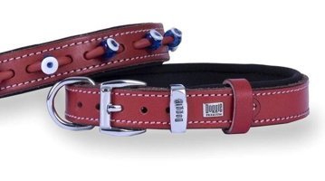 Doggie Konfor Ayarlanabilir Boyun Köpek Tasması 3 x 42 - 50 cm Kırmızı