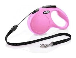 Flexi New Classic Makaralı Ayarlanabilir Köpek Tasması XS Pembe