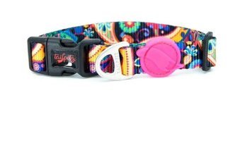 Tailpetz Paisley Ayarlanabilir Boyun Köpek Tasması 40 cm Çok Renkli