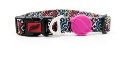 Tailpetz Graffiti Ayarlanabilir Boyun Köpek Tasması L Çok Renkli