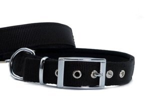 Doggie Elit Ayarlanabilir Boyun Köpek Tasması 2.5 x 42 - 50 cm Siyah