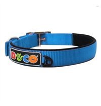 Doco Ayarlanabilir Boyun Köpek Tasması 3.8 x 50 - 65 cm Mavi