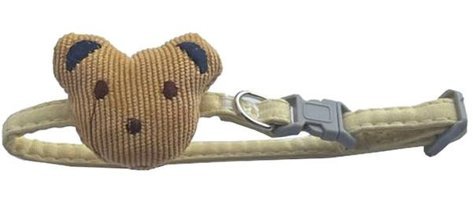 Glipet Hayvan Figürlü Ayarlanabilir Boyun Köpek Tasması 25 cm Sarı