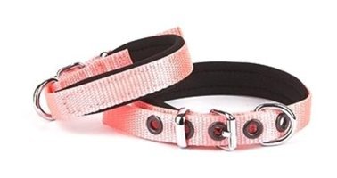 Doggie Softlu Ayarlanabilir Boyun Köpek Tasması 1.5 x 35 cm Pembe