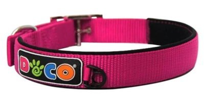 Doco Ayarlanabilir Boyun Köpek Tasması 3.8 x 50 - 65 cm Pembe