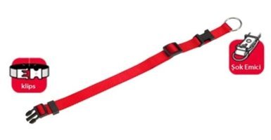 Karlie Ayarlanabilir Boyun Köpek Tasması 20 - 35 cm Kırmızı