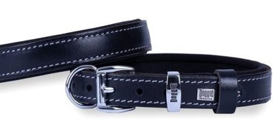 Doggie Konfor Ayarlanabilir Boyun Köpek Tasması 2 x 30 - 35 cm Siyah