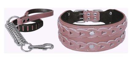 Markapet Elegance Köpek Tasması XL Pembe