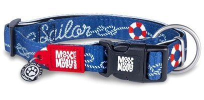 Max & Molly Sailor Ayarlanabilir Boyun Köpek Tasması Çok Renkli