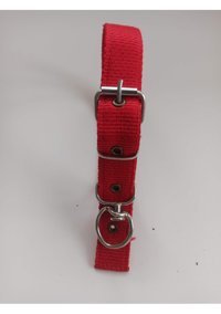 Kozaklı Ayarlanabilir Boyun Köpek Tasması 3 x 60 cm Kırmızı