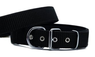 Doggie Elit Ayarlanabilir Boyun Köpek Tasması 4 x 57 - 65 cm Siyah