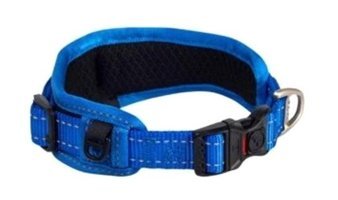 Rogz Utility Gevoerde Ayarlanabilir Boyun Köpek Tasması 2XL mavi
