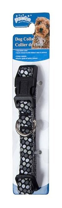 Pawise Ayarlanabilir Köpek Tasması 1.5 x 22 - 35 cm Siyah