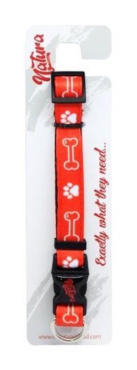 Natura Ayarlanabilir Boyun Köpek Tasması XS - S Kırmızı