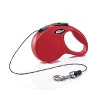 Flexi New Classic Makaralı Ayarlanabilir Köpek Tasması XS Kırmızı