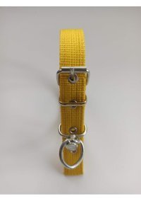 Kozaklı Ayarlanabilir Boyun Köpek Tasması 2.5 x 50 cm Sarı