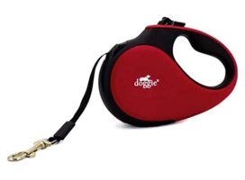 Doggie Soft Makaralı Köpek Tasması XS Kırmızı