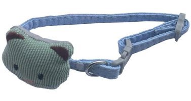 Glipet Hayvan Figürlü Ayarlanabilir Boyun Köpek Tasması 25 cm Mavi