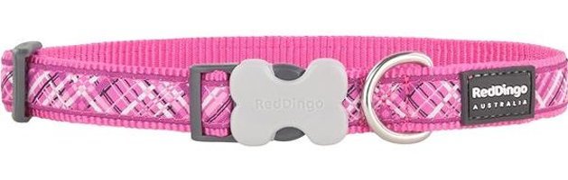 Reddingo Flanno Ayarlanabilir Boyun Köpek Tasması Pembe