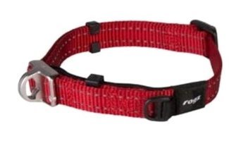 Rogz Utility Safety Ayarlanabilir Boyun Köpek Tasması XL Kırmızı