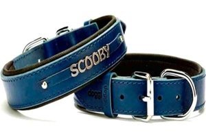 Doggie Sbt3515 İsimli Ayarlanabilir Boyun Köpek Tasması L Mavi