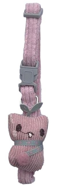 Glipet Hayvan Figürlü Ayarlanabilir Boyun Köpek Tasması 25 cm Pembe