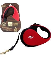 Doggie Soft Makaralı Köpek Tasması L Kırmızı