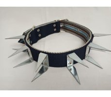 Kozaklı Ayarlanabilir Boyun Köpek Tasması 4 x 70 cm Siyah