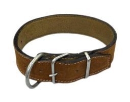 Lnleather Vaketa Ayarlanabilir Boyun Köpek Tasması Taba