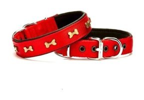 Doggie Softlu Ayarlanabilir Köpek Tasması 2.5 x 50 cm Kırmızı