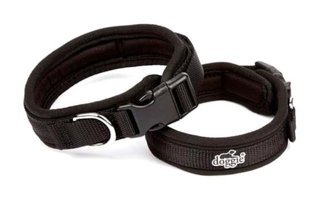 Doggie Ayarlanabilir Boyun Köpek Tasması 2.5 x 35 - 45 cm Siyah