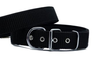 Doggie Elit Ayarlanabilir Boyun Köpek Tasması 4 x 47 - 55 cm Siyah